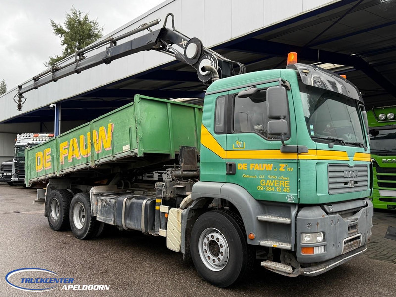 MAN TGA 26.390 6x4, Handgeschakeld, HIAB 166 E-4 - Tipper, Crane truck: picture 1 MAN TGA 26.390 6x4, Handgeschakeld, HIAB 166 E-4 - Tipper, Crane truck: picture 1