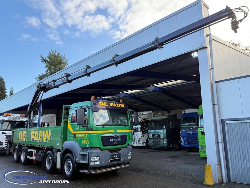 MAN TGS 35.400 8x4, Handgeschakeld, HIAB 288 EP-5 - Dropside/ Flatbed truck, Crane truck: picture 1 MAN TGS 35.400 8x4, Handgeschakeld, HIAB 288 EP-5 - Dropside/ Flatbed truck, Crane truck: picture 1