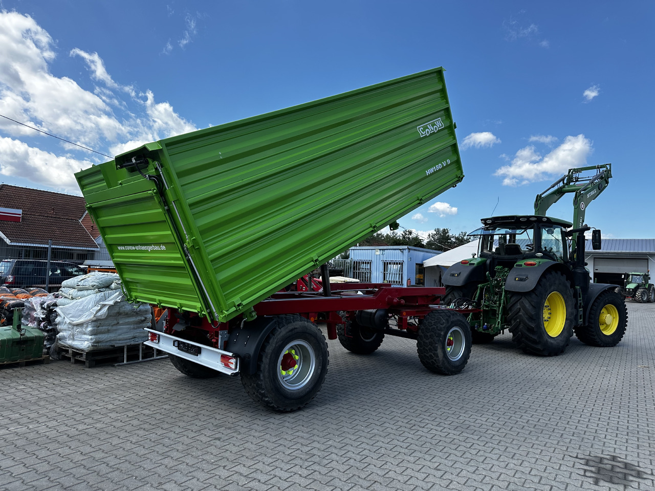 Conow HW 180 V 9 3 strony wywrot 18 ton - Farm tipping trailer/ Dumper: picture 2 Conow HW 180 V 9 3 strony wywrot 18 ton - Farm tipping trailer/ Dumper: picture 2