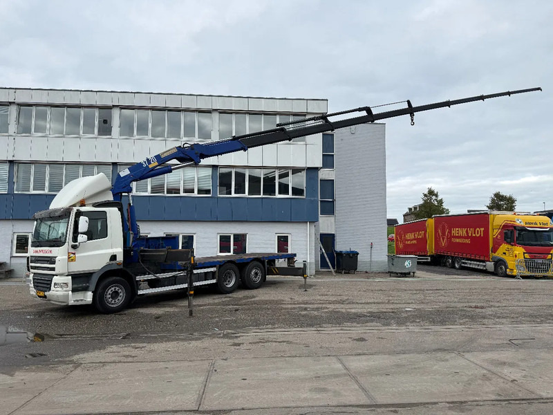 DAF CF 85 6X2 EURO 5 + HMF 37 TON/M + REMOTE CONTROL - Dropside/ Flatbed truck, Crane truck: picture 3 DAF CF 85 6X2 EURO 5 + HMF 37 TON/M + REMOTE CONTROL - Dropside/ Flatbed truck, Crane truck: picture 3