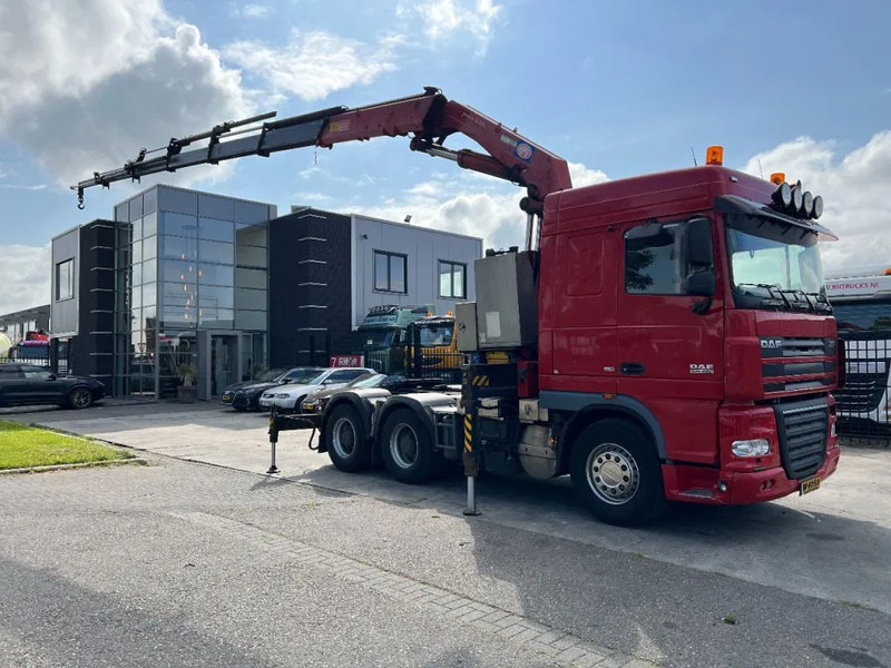 DAF XF 105.460 6X4 EURO 5 + HMF 4220 K6 + REMOTE CONTROL + RETARDER - Crane truck: picture 1 DAF XF 105.460 6X4 EURO 5 + HMF 4220 K6 + REMOTE CONTROL + RETARDER - Crane truck: picture 1