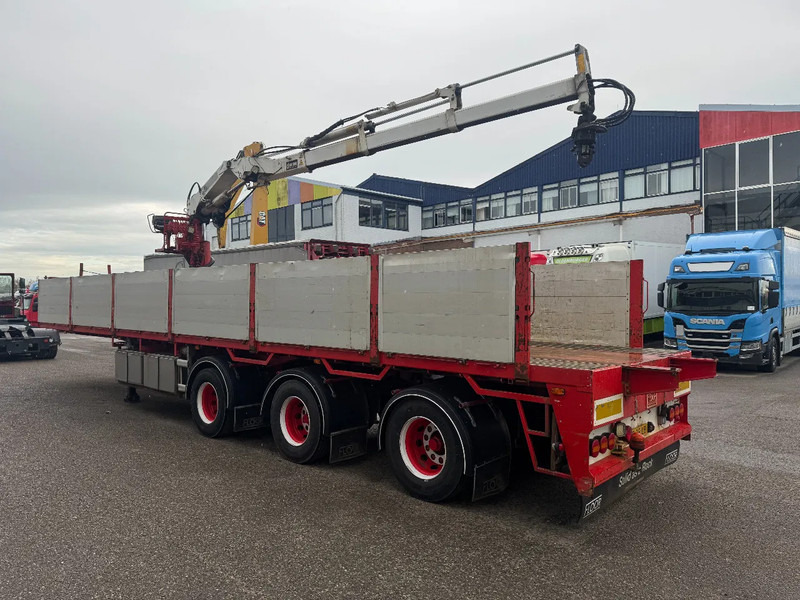 Floor FLO-17-30H + HIAB R-165-F1 - Dropside/ Flatbed semi-trailer: picture 2 Floor FLO-17-30H + HIAB R-165-F1 - Dropside/ Flatbed semi-trailer: picture 2