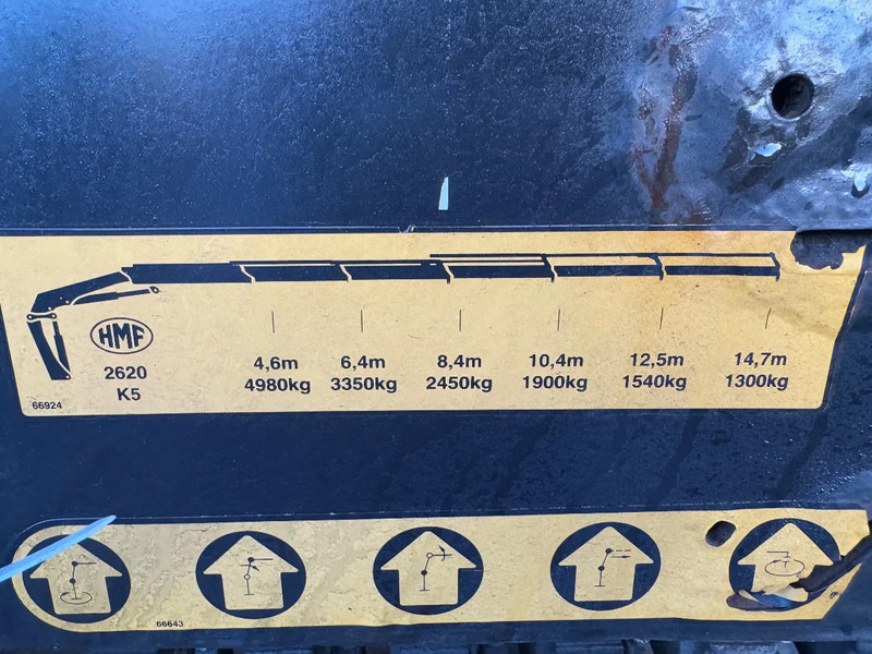 Crane truck Scania P450 6X2 - EURO 6 + HMF 2620-K5 + REMOTE + LIFT AXLE: picture 8