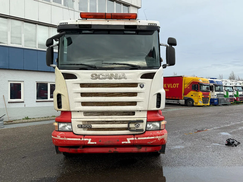 Scania R500 V8 8X4 + HIAB 220-5 + REMOTE + CABLELIFT - FULL STEEL SUSP. MANUAL GEAR. BIG AXLES - Cable system truck, Crane truck: picture 5 Scania R500 V8 8X4 + HIAB 220-5 + REMOTE + CABLELIFT - FULL STEEL SUSP. MANUAL GEAR. BIG AXLES - Cable system truck, Crane truck: picture 5