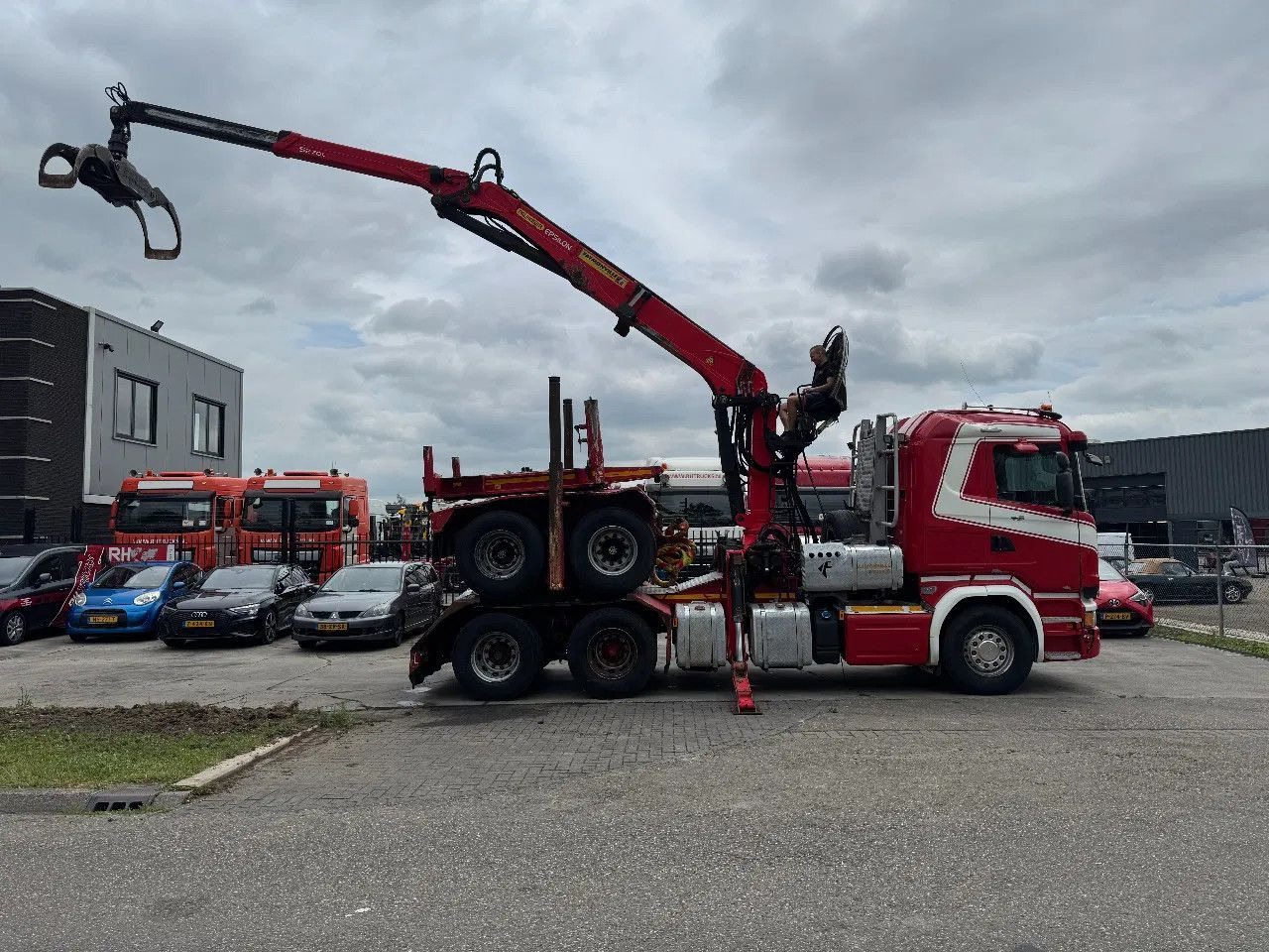 Scania R580 6X4 EPSILON S270L88 2 AXLE HANGER - Timber truck: picture 2 Scania R580 6X4 EPSILON S270L88 2 AXLE HANGER - Timber truck: picture 2