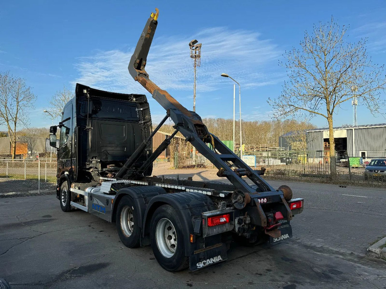 Hook lift truck Scania R580 V8 NGS 6X2 EURO 6 VDL 20T HOOK: picture 8