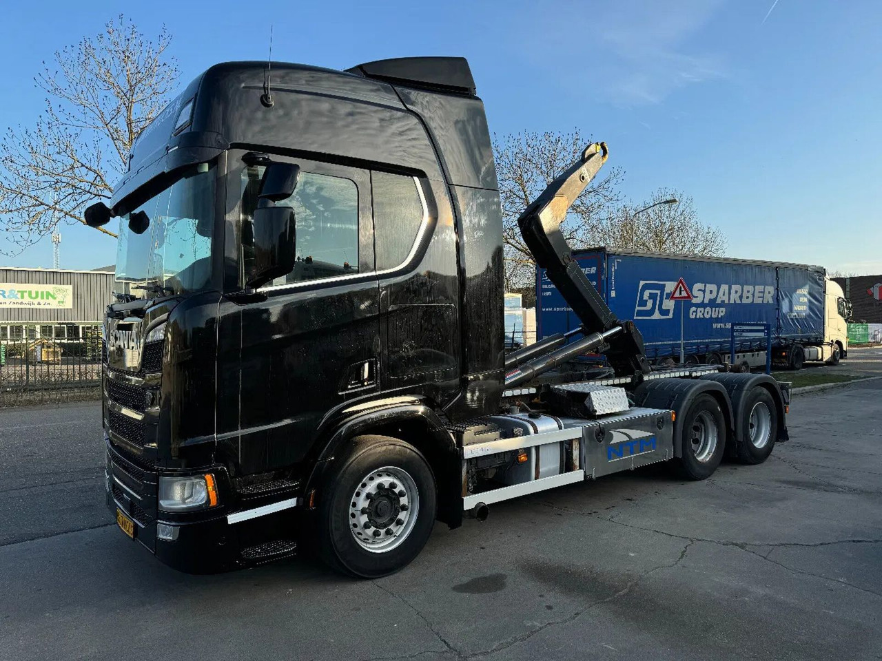 Hook lift truck Scania R580 V8 NGS 6X2 EURO 6 VDL 20T HOOK: picture 10