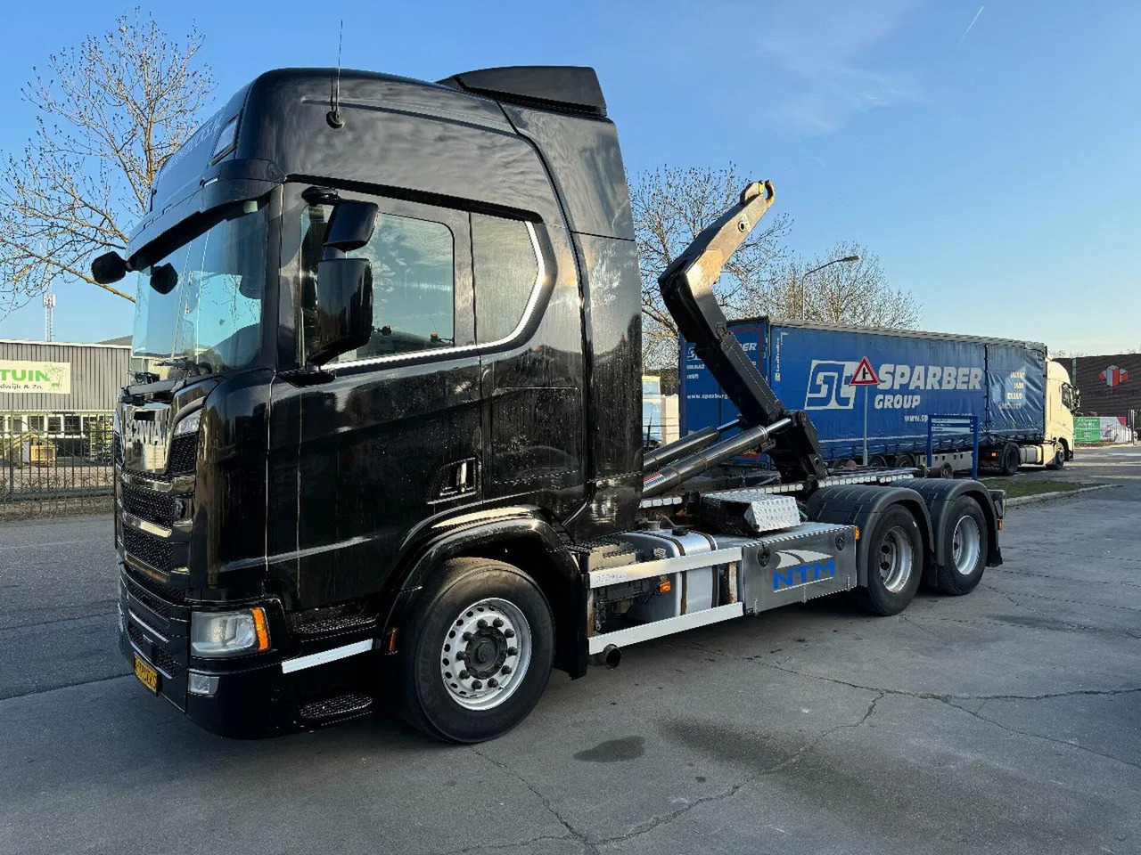 Hook lift truck Scania R580 V8 NGS 6X2 EURO 6 VDL 20T HOOK: picture 9