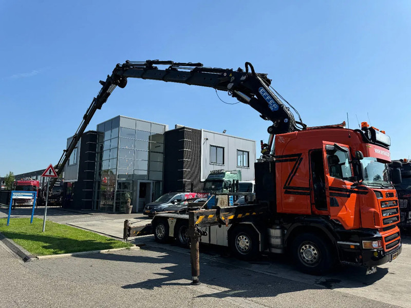 Scania R560 V8 8X2 + EFFER CRANE 1550 6S + FLYJIP 6XHYDR + REMOTE + WINCH - Tractor unit: picture 4 Scania R560 V8 8X2 + EFFER CRANE 1550 6S + FLYJIP 6XHYDR + REMOTE + WINCH - Tractor unit: picture 4