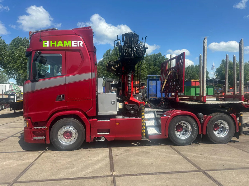 Scania S650 V8, EPSILON S290 Z 96. DOLL TRAILER 2 AXLE FORCED STEERING, 4,5 M EXTENDABLE, APK 04-2026 - Tractor unit: picture 3 Scania S650 V8, EPSILON S290 Z 96. DOLL TRAILER 2 AXLE FORCED STEERING, 4,5 M EXTENDABLE, APK 04-2026 - Tractor unit: picture 3