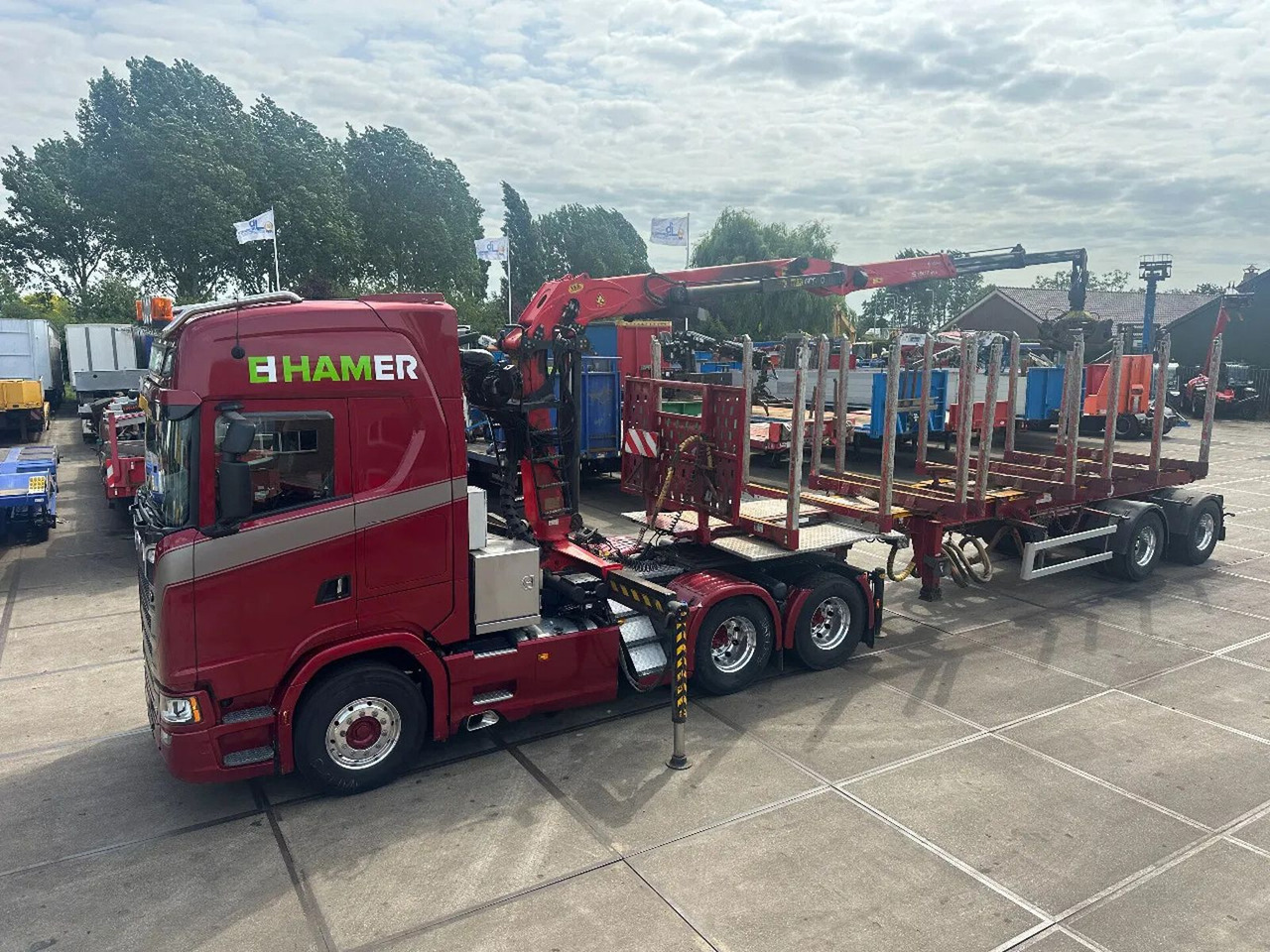 Scania S650 V8, EPSILON S290 Z 96. DOLL TRAILER 2 AXLE - Tractor unit: picture 1 Scania S650 V8, EPSILON S290 Z 96. DOLL TRAILER 2 AXLE - Tractor unit: picture 1