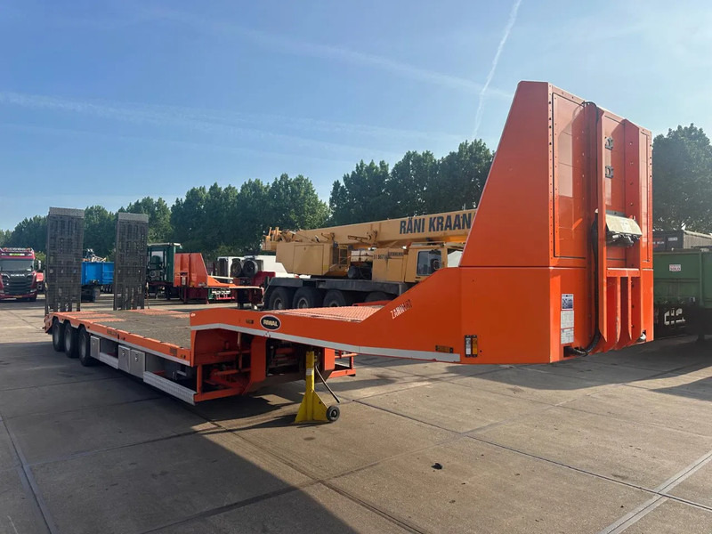 Zanner STL 45, 2 AXLE FORCED STEERING,LIFTING DECK, REMOTE CONTROL, WINCH, DUBBLE HYDRAULIC RAMPS - Low loader semi-trailer: picture 4 Zanner STL 45, 2 AXLE FORCED STEERING,LIFTING DECK, REMOTE CONTROL, WINCH, DUBBLE HYDRAULIC RAMPS - Low loader semi-trailer: picture 4