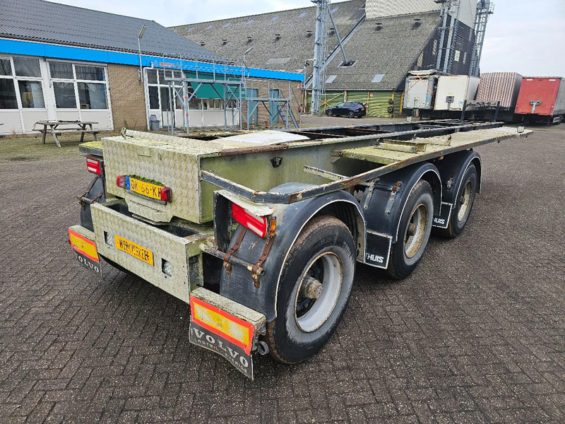 Chassis semi-trailer Bulthuis TSTA23 - BPW - DRUM - Lifting axle - 2x Steering: picture 9