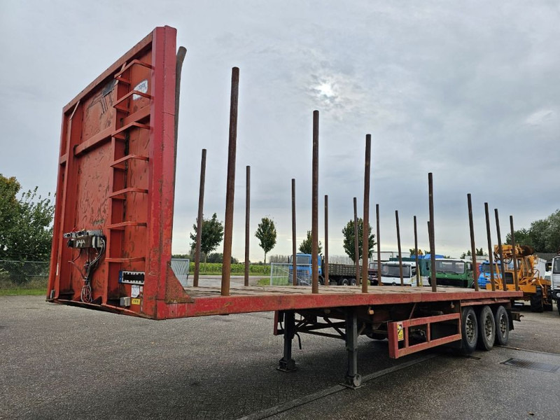 Dropside/ Flatbed semi-trailer Trax 3 Meter extendable - MAX 15.5 meter long + Lifting axle: picture 7