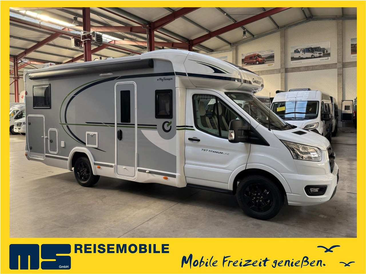 Chausson 797 TITANIUM /-2026- / 4.1T. / ALDEN SAT- ANLAGE - Semi-integrated motorhome: picture 1 Chausson 797 TITANIUM /-2026- / 4.1T. / ALDEN SAT- ANLAGE - Semi-integrated motorhome: picture 1