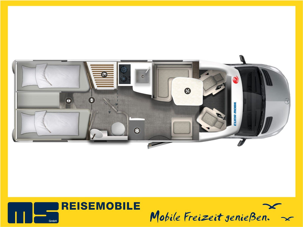 Eura Mobil PROFILA T 726 EB /-2026-/ MONDIAL PLUS & S-PAKET - Semi-integrated motorhome: picture 2 Eura Mobil PROFILA T 726 EB /-2026-/ MONDIAL PLUS & S-PAKET - Semi-integrated motorhome: picture 2