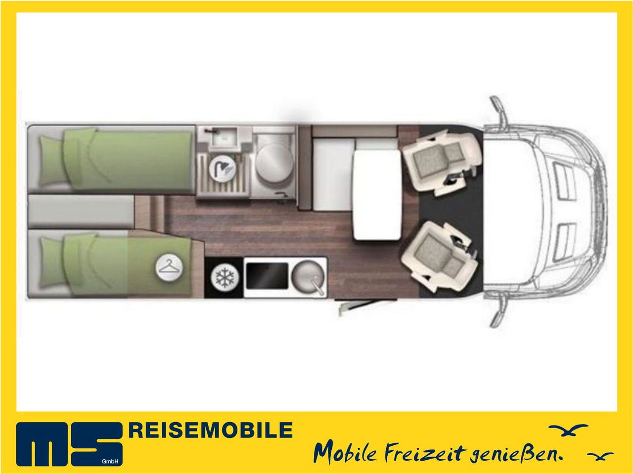 HYMER / ERIBA / HYMERCAR EXSIS T 588 / SAT / AHK / NAVI / EINZELBETTEN - Semi-integrated motorhome: picture 2 HYMER / ERIBA / HYMERCAR EXSIS T 588 / SAT / AHK / NAVI / EINZELBETTEN - Semi-integrated motorhome: picture 2