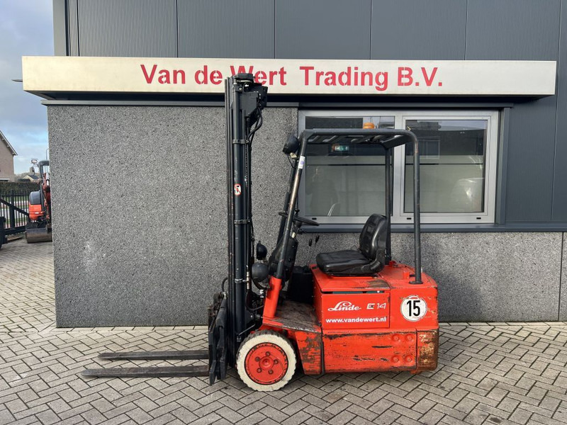 Linde e14 Heftruck Linde E14 Triplo 550 Freelift/Sideshift elektrisch - Electric forklift: picture 1 Linde e14 Heftruck Linde E14 Triplo 550 Freelift/Sideshift elektrisch - Electric forklift: picture 1