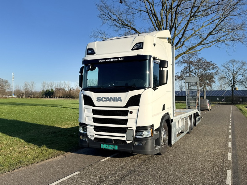 Scania R450 NGS 6X2 Machine Transporter / Oprij Vrachtwagen Euro 6 Automaat - Full Air - 2019 - Autotransporter truck: picture 2 Scania R450 NGS 6X2 Machine Transporter / Oprij Vrachtwagen Euro 6 Automaat - Full Air - 2019 - Autotransporter truck: picture 2