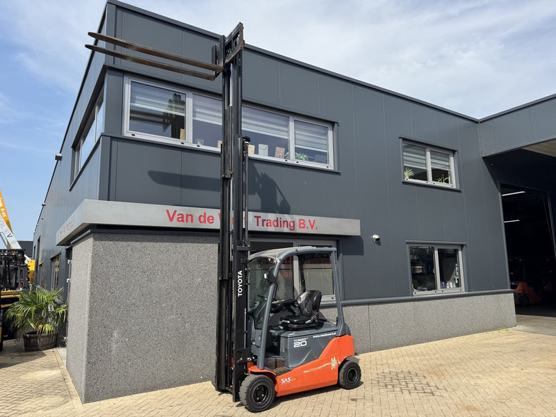 Electric forklift Toyota 8FBM20T Triplo 470 Freelift / Sideshift Elektrisch 2017 6560Hours: picture 7