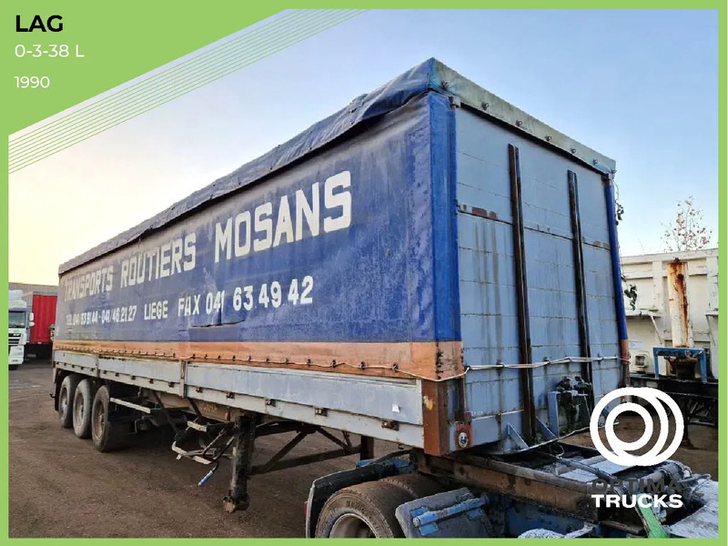 LAG 0-3-38 L / HUBDACH / TOIT LEVANT / HEFDAK / COIL / COILMULDE / FOSSE Á BOBINE - Curtainsider semi-trailer: picture 1 LAG 0-3-38 L / HUBDACH / TOIT LEVANT / HEFDAK / COIL / COILMULDE / FOSSE Á BOBINE - Curtainsider semi-trailer: picture 1