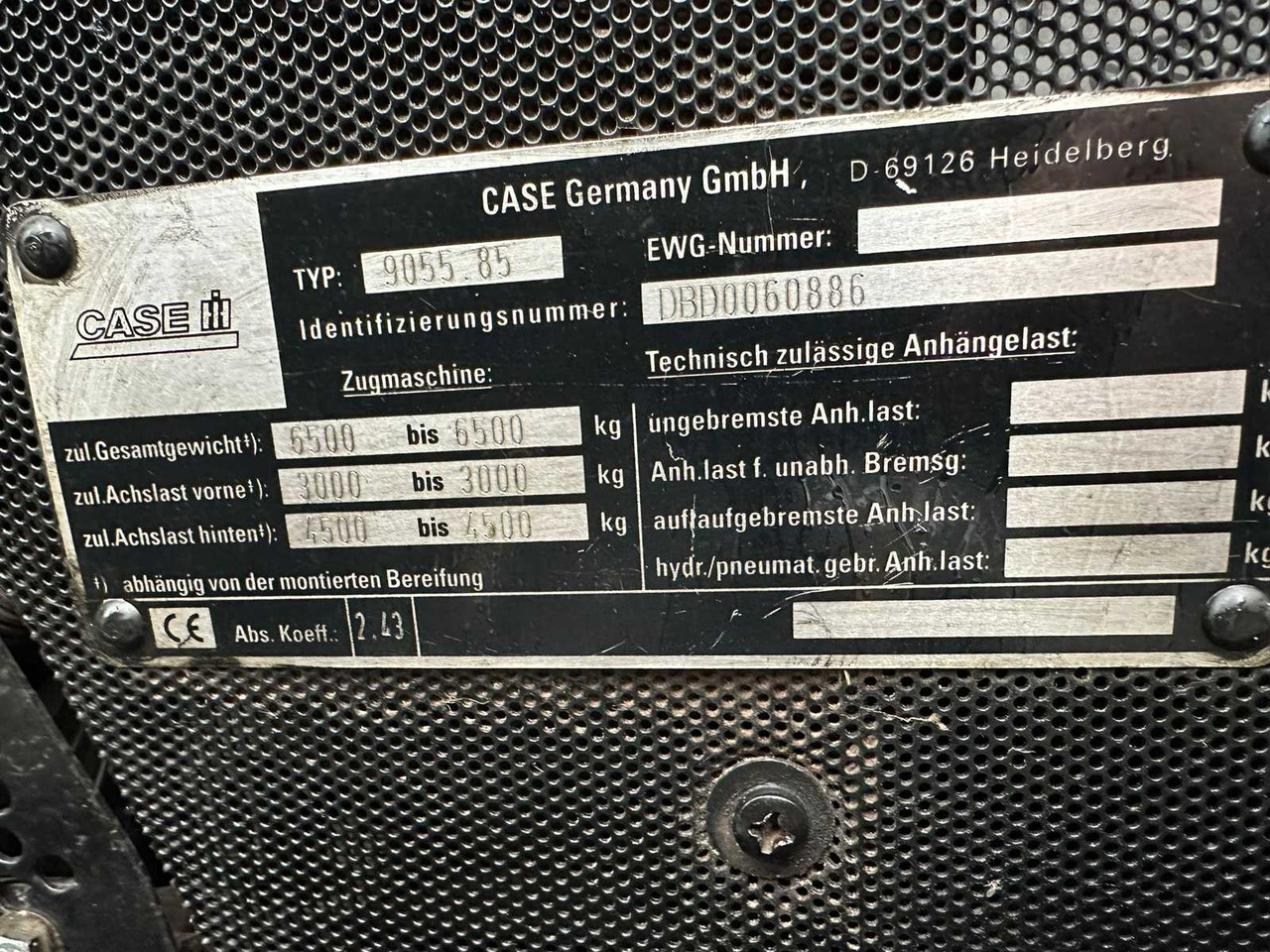 Farm tractor 2003 CASE CS94 FOUR WHEEL DRIVE FARM TRACTOR: picture 13 Farm tractor 2003 CASE CS94 FOUR WHEEL DRIVE FARM TRACTOR: picture 13