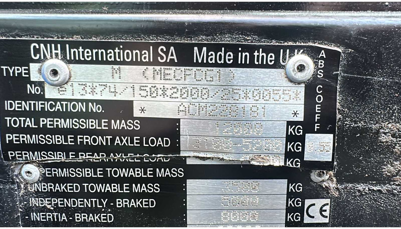 Farm tractor 2004 NEW HOLLAND T/M 175 FOUR WHEEL DRIVE FARM TRACTOR: picture 12