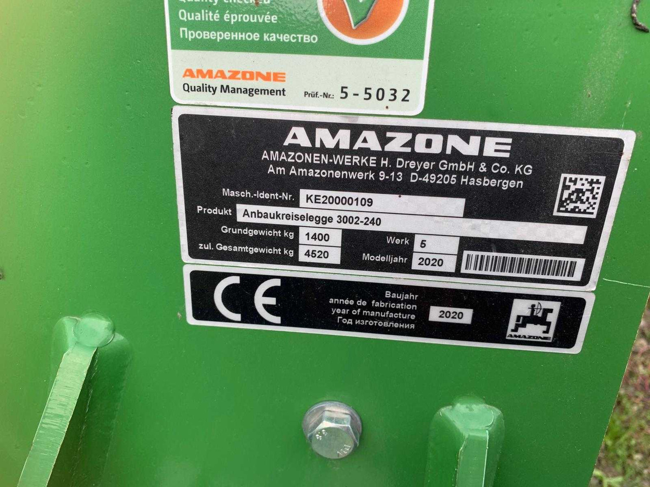 AMAZONE  - Power harrow: picture 5 AMAZONE  - Power harrow: picture 5