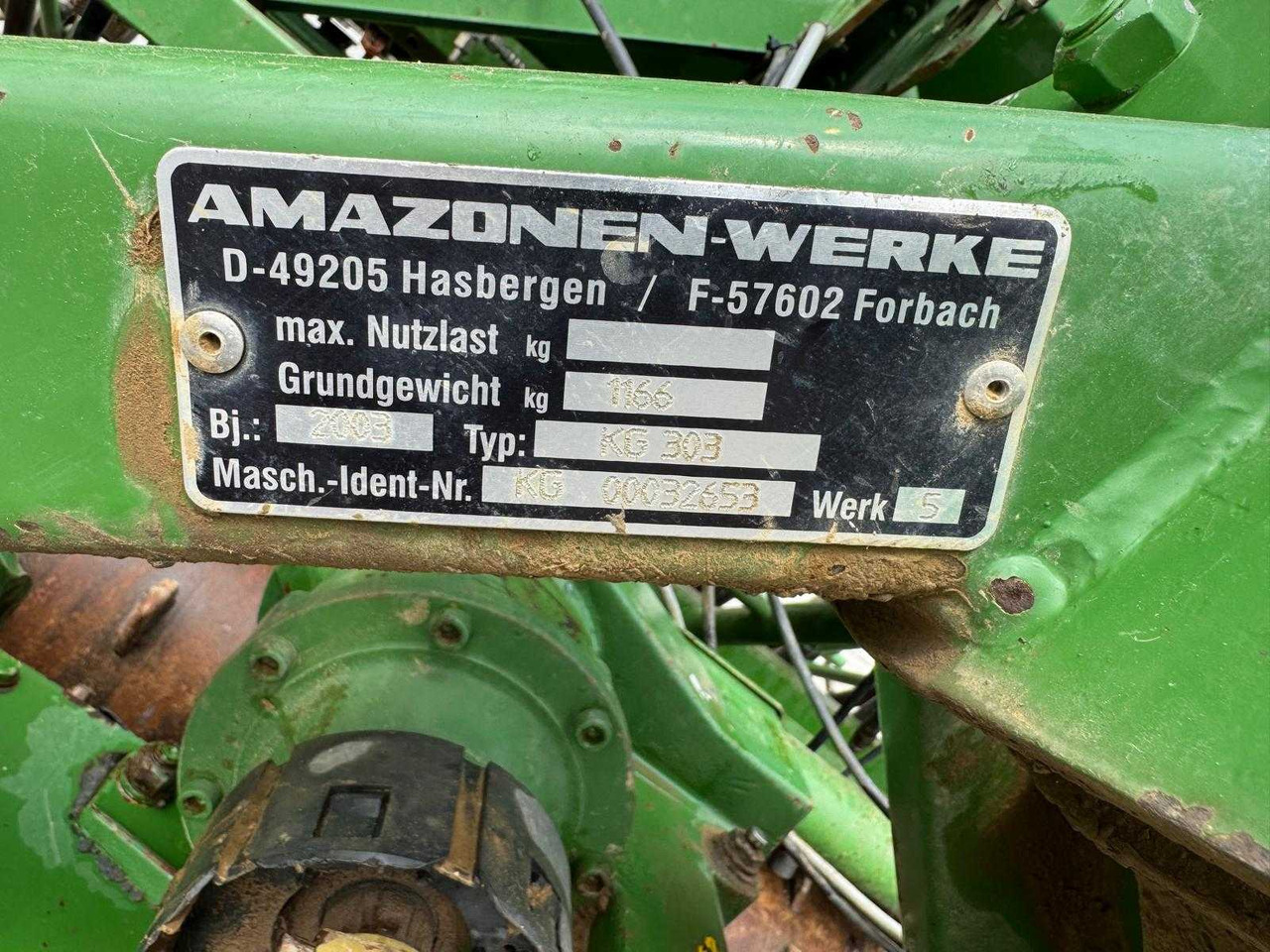Precision sowing machine Amazone AD303 + KG303: picture 11