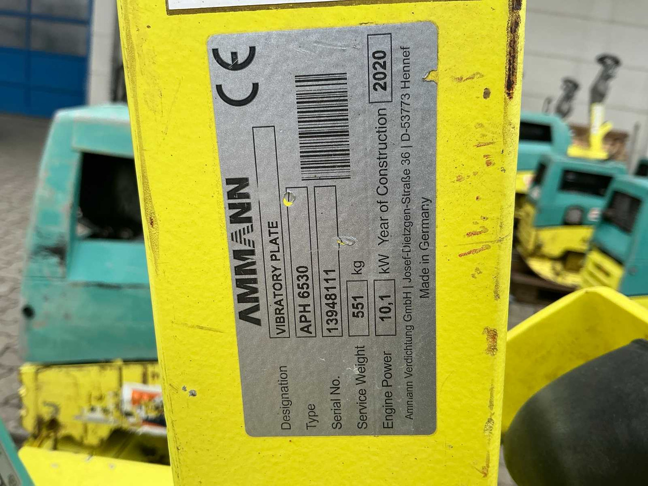 Vibratory plate Ammann APH 6530: picture 6