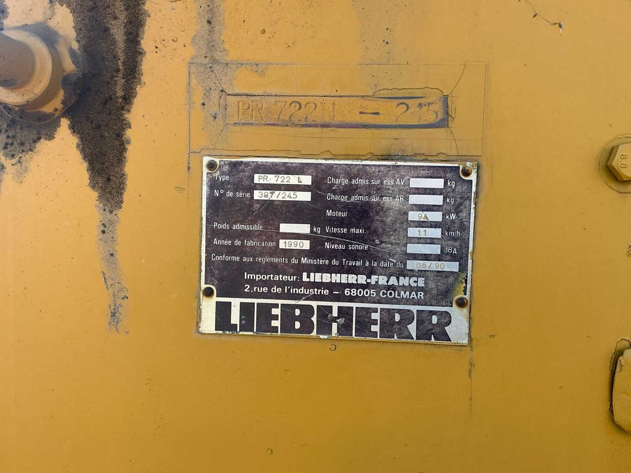 Bulldozer LIEBHERR - PR 722 L - BULLDOZER - 1990: picture 15