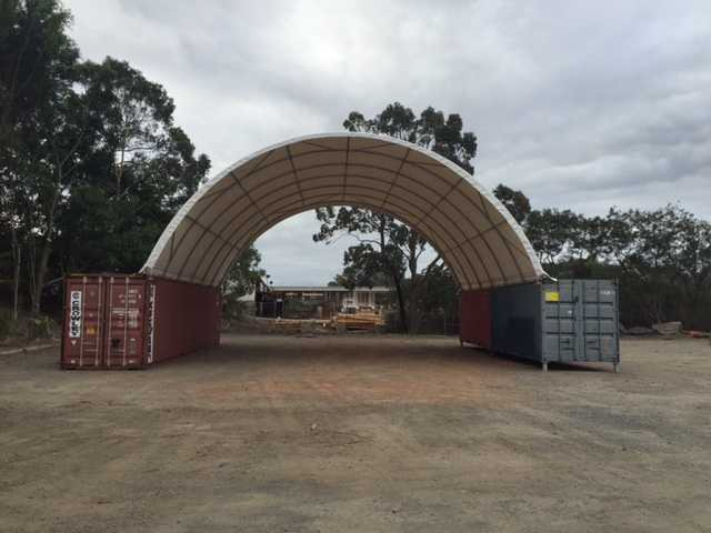 Rhino-Cross-Shelter C4040 - 12x12x4,5 m - Storage tank: picture 1 Rhino-Cross-Shelter C4040 - 12x12x4,5 m - Storage tank: picture 1