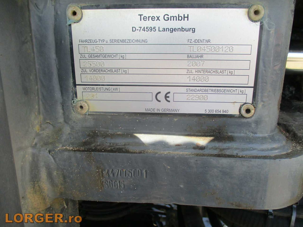Wheel loader TEREX TL 450 WHEEL LOADER: picture 13 Wheel loader TEREX TL 450 WHEEL LOADER: picture 13
