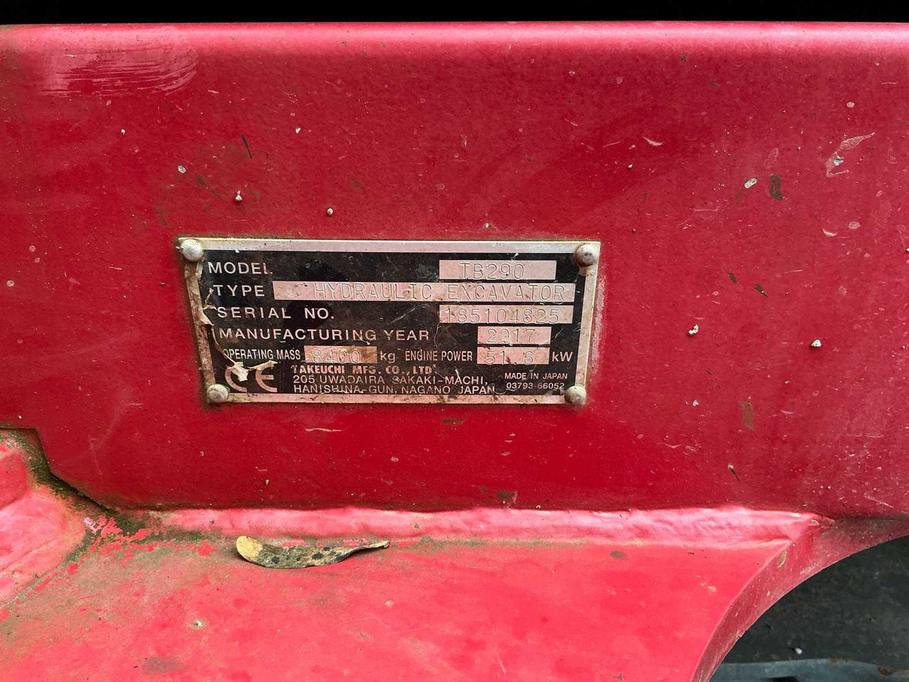 Mini excavator Takeuchi TB290: picture 24