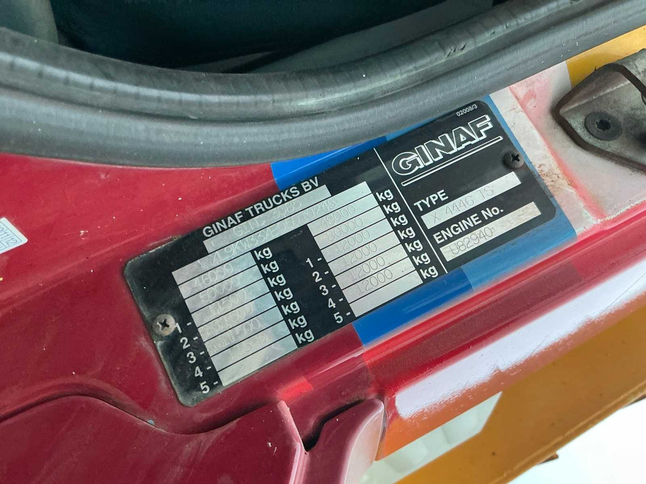 Truck 2005 GINAF GINC 3085 X4446 AGRICULTURAL TRUCK WITH TIPPER: picture 34