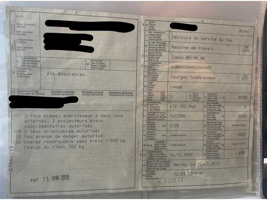 Truck IVECO - FIRE TRUCK 80-16 AW - TRUCK - 1989: picture 8