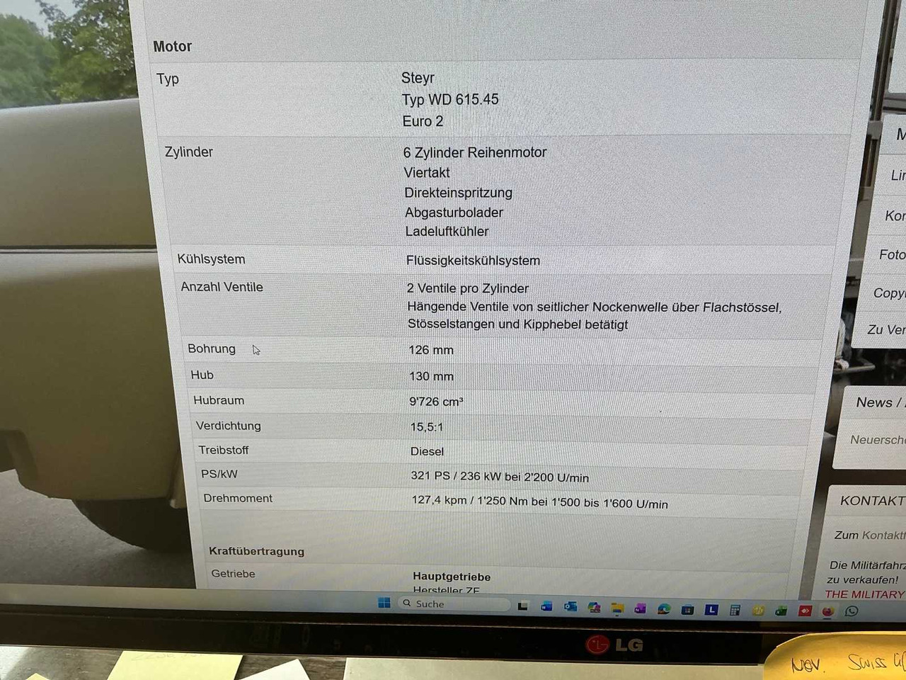 Truck STEYR - 1491.320 / P40 / 6X6M - TRUCK - 1998: picture 10 Truck STEYR - 1491.320 / P40 / 6X6M - TRUCK - 1998: picture 10