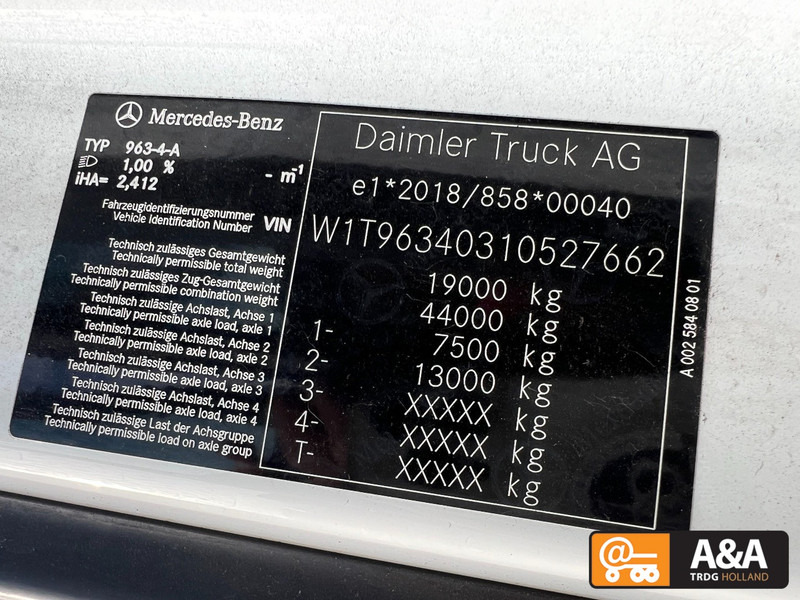 Mercedes-Benz ACTROS 1845 LS - 05/2021 - 320.000 KM - NEW CONDITION - Tractor unit: picture 2 Mercedes-Benz ACTROS 1845 LS - 05/2021 - 320.000 KM - NEW CONDITION - Tractor unit: picture 2