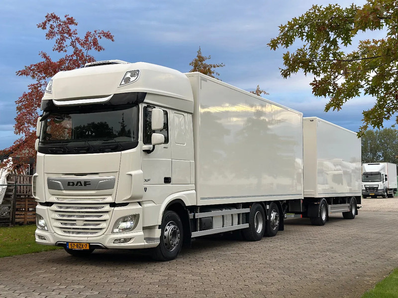 DAF XF 480 XF480FAN COMINATIE. 2020. ALLEEN ALS COMBIE - Box truck: picture 1 DAF XF 480 XF480FAN COMINATIE. 2020. ALLEEN ALS COMBIE - Box truck: picture 1