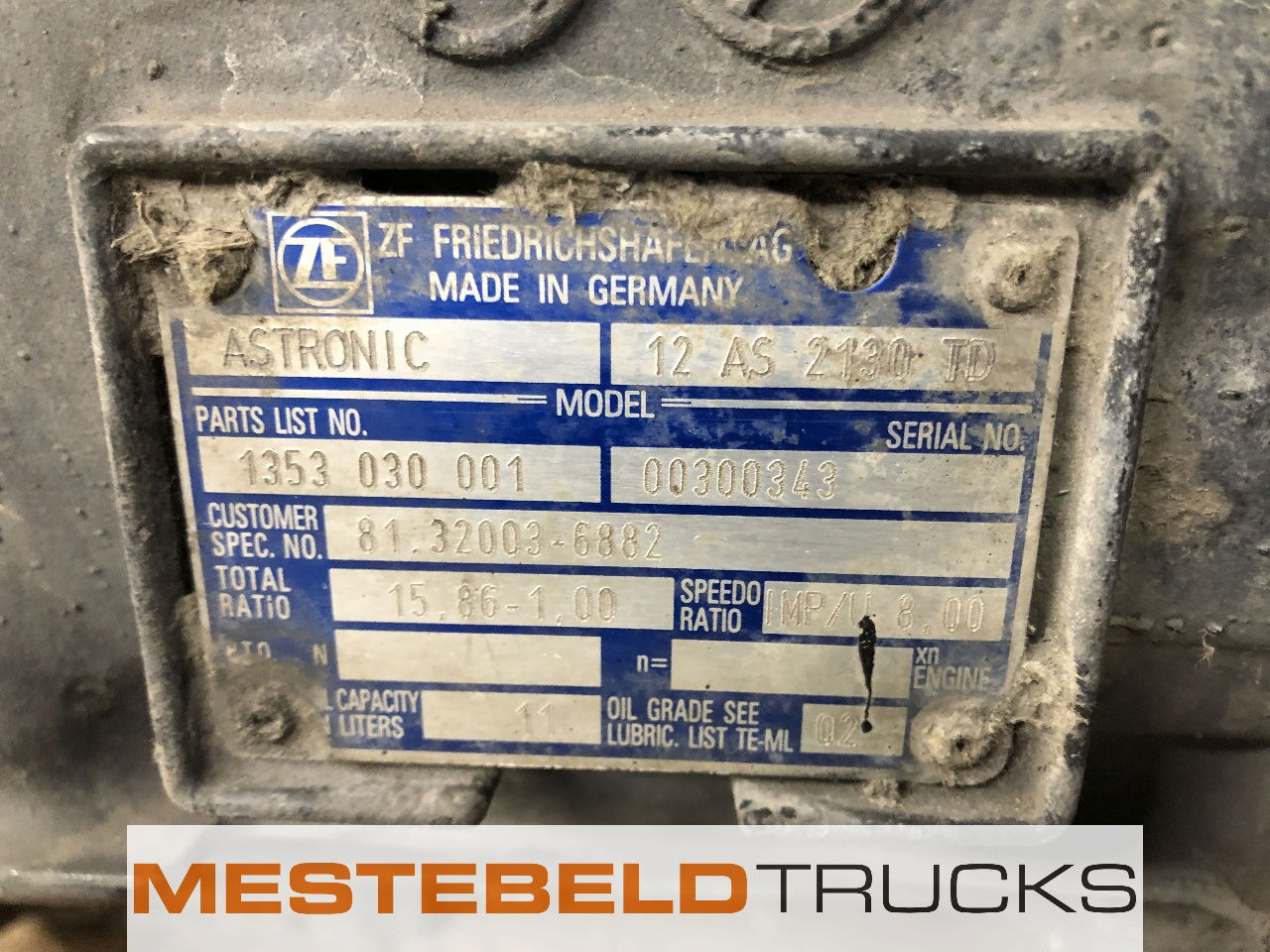 MAN Versn bak 12 AS 2130 TD - Gearbox and parts for Truck: picture 5 MAN Versn bak 12 AS 2130 TD - Gearbox and parts for Truck: picture 5