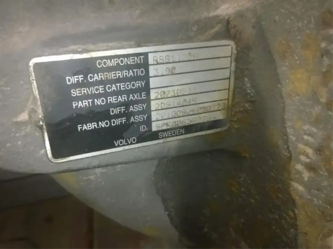 Volvo Achteras FL - Rear axle for Truck: picture 2 Volvo Achteras FL - Rear axle for Truck: picture 2