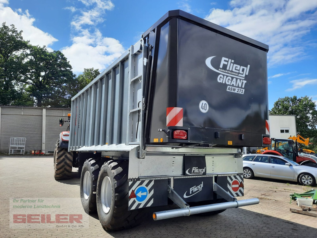 Fliegl ASW 271 C FOX Lenkachse 26,5" 35m³ - Self-loading wagon: picture 4 Fliegl ASW 271 C FOX Lenkachse 26,5" 35m³ - Self-loading wagon: picture 4