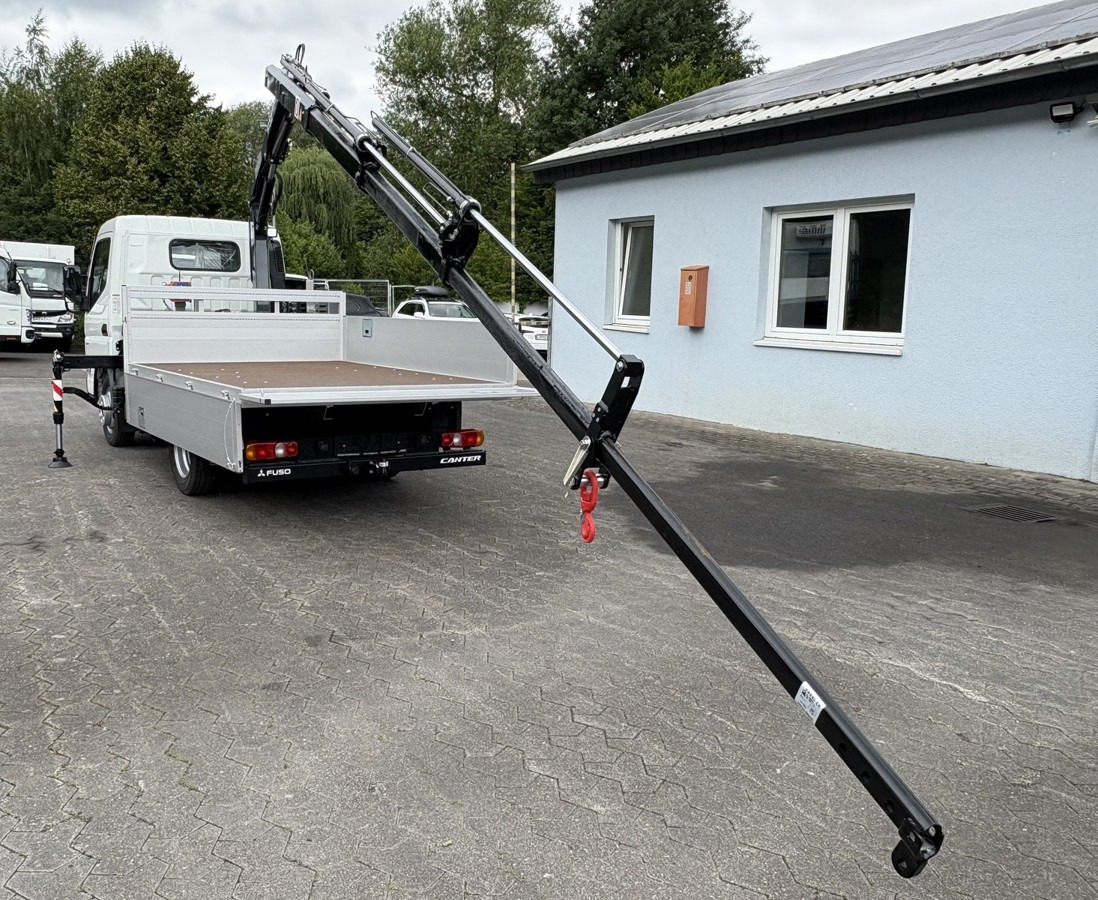 Crane truck, Dropside/ Flatbed truck FUSO 3S15 Alu Pritsche 2.80m Ladekran Funk! sofort ve: picture 7