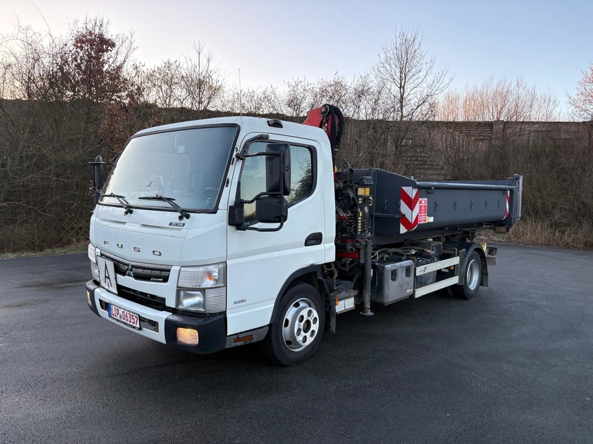 FUSO FUSO 7C18 City Abrollkipper + Ladekran Palfinger - Hook lift truck, Crane truck: picture 3 FUSO FUSO 7C18 City Abrollkipper + Ladekran Palfinger - Hook lift truck, Crane truck: picture 3