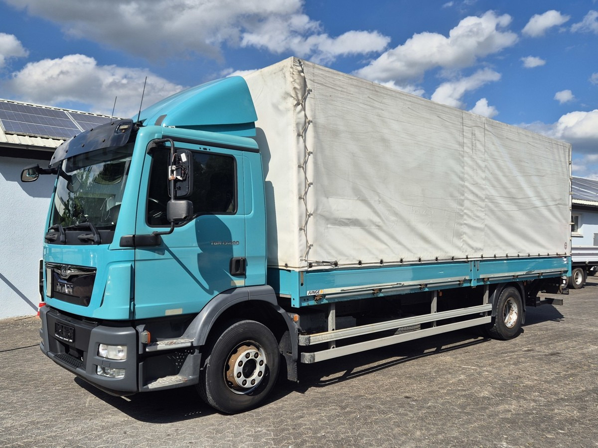 MAN TGM 15.290 BL Pritsche Plane LBW - Curtainsider truck: picture 1 MAN TGM 15.290 BL Pritsche Plane LBW - Curtainsider truck: picture 1