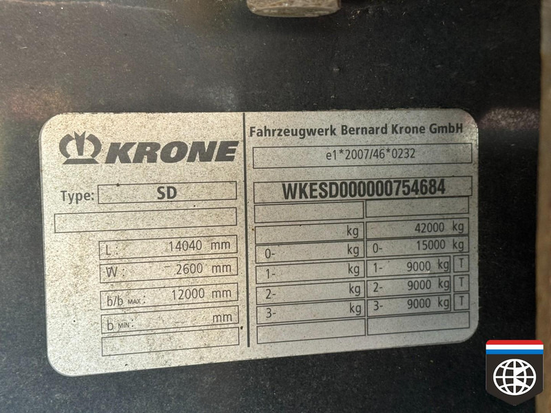 Krone N/A FRC/ ATP 02-26 - DUO TEMP - LIFT AXLE - DOUBLE STOCK - TRENNWAND - Refrigerator semi-trailer: picture 4 Krone N/A FRC/ ATP 02-26 - DUO TEMP - LIFT AXLE - DOUBLE STOCK - TRENNWAND - Refrigerator semi-trailer: picture 4