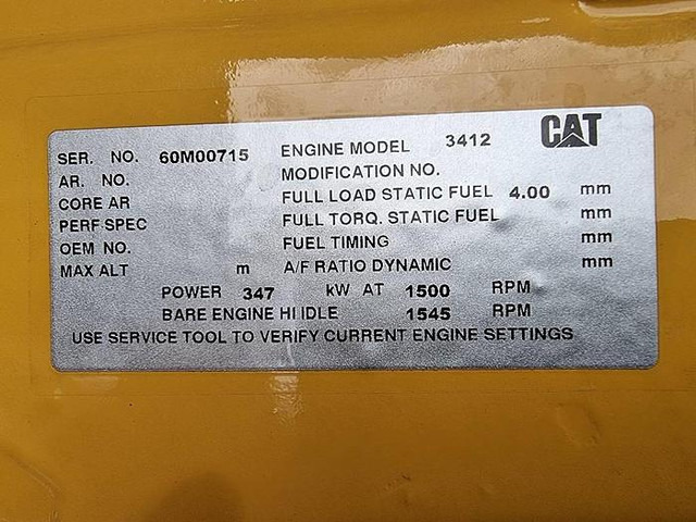 Construction machinery Caterpillar 3412: picture 6 Construction machinery Caterpillar 3412: picture 6