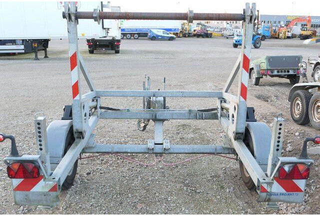 Roll-off/ Skip trailer Bagela BKT 12, Kabeltrommel, feuerverzinkt: picture 11