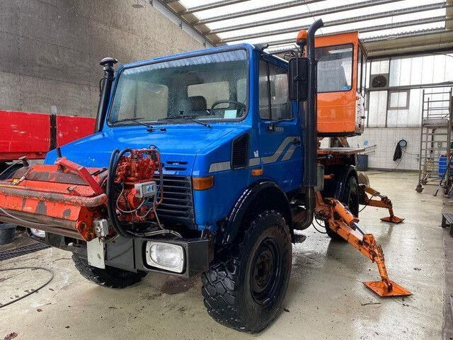 Construction machinery Unimog U 1450 4x4, Kran, Seilwinde: picture 8