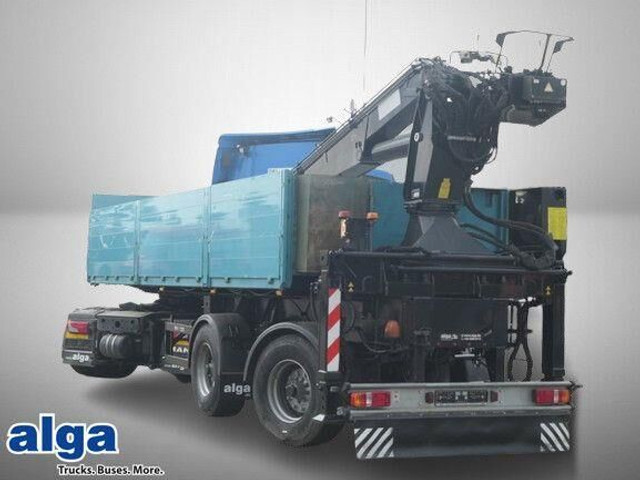 Langendorf SSH 20/21, Rollkran MKG, Gelenkt, 7.800mm lang - Dropside/ Flatbed semi-trailer: picture 1 Langendorf SSH 20/21, Rollkran MKG, Gelenkt, 7.800mm lang - Dropside/ Flatbed semi-trailer: picture 1